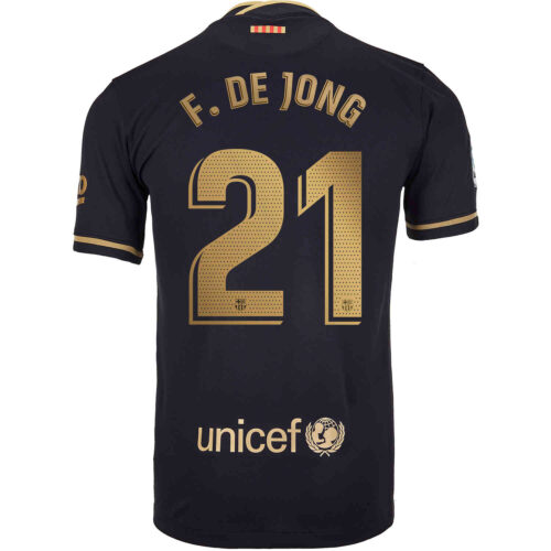 2020/21 Nike Frenkie de Jong Barcelona Away Jersey