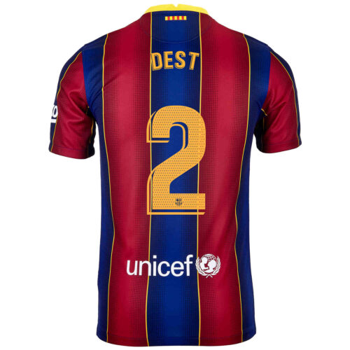 2020/21 Nike Sergino Dest Barcelona Home Jersey