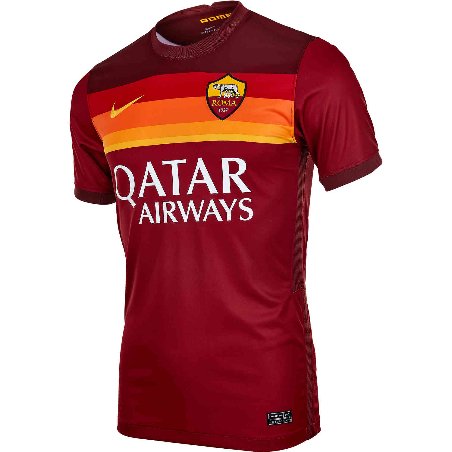 نخبة العود فلورا Men 2020-2021 club AS Roma home 6 red Soccer Jerseys اذابة دهون البطن