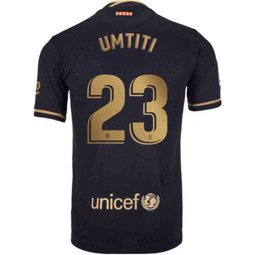 2020/21 Kids Nike Samuel Umtiti Barcelona Away Jersey