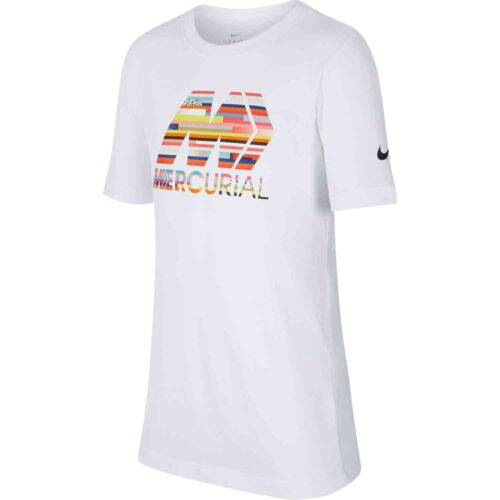 Nike Kids White CR7 “The Stance” Tee – Level Up