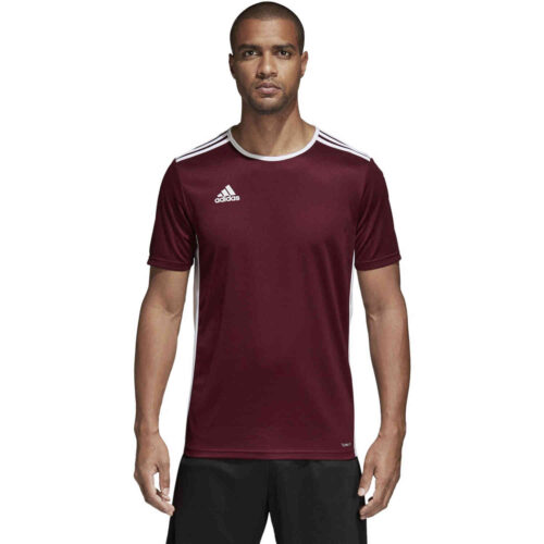 adidas Entrada 18 Jersey – Maroon