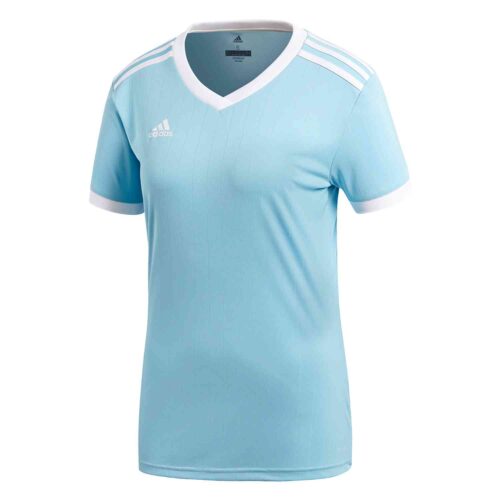 Womens adidas Tabela 18 Jersey – Clear Blue/White
