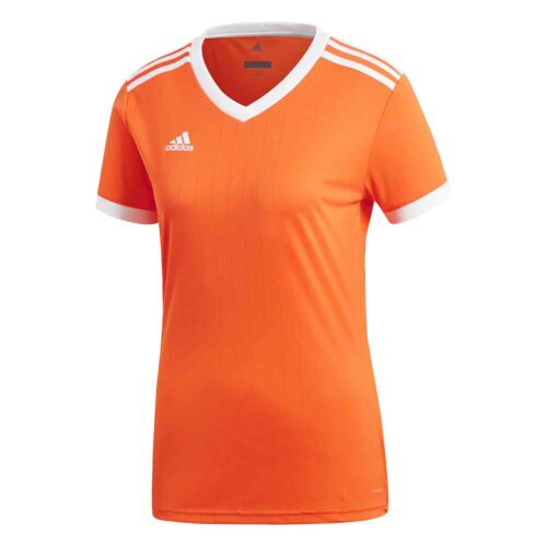 Womens adidas Tabela 18 Jersey – Orange/White