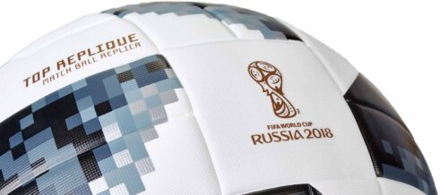 adidas Telstar 18 World Cup Top Replique Soccer Ball – White/Metallic Silver