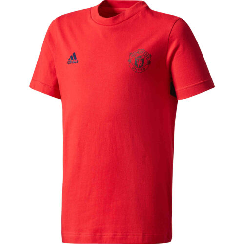 adidas Kids Manchester United Tee – Real Red