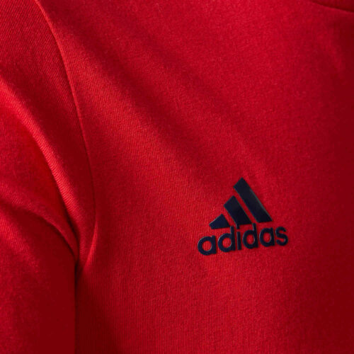 adidas Kids Manchester United Tee – Real Red