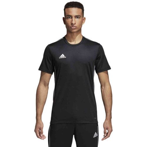adidas Core 18 Training Jersey – Black/White