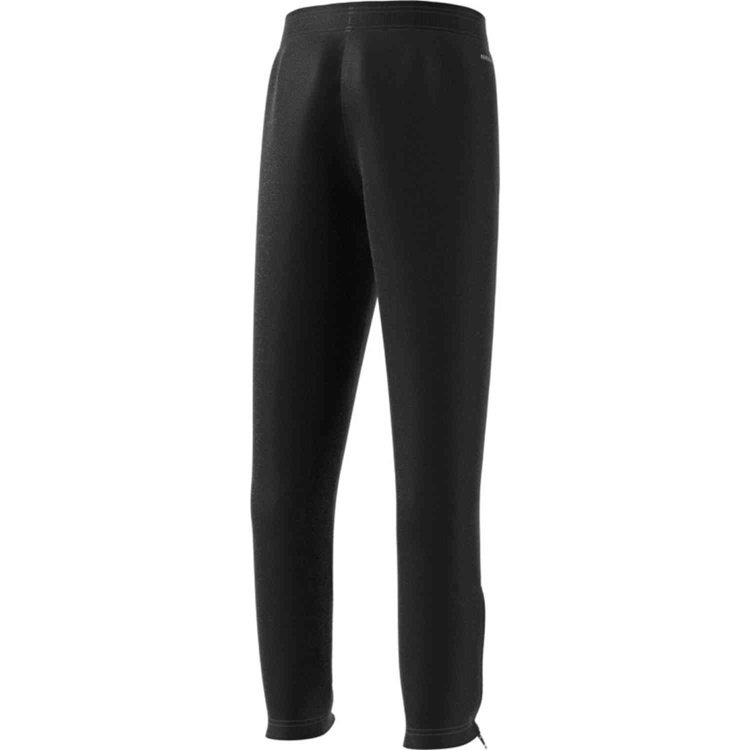 Kids adidas Core 18 Training Pants Black White SoccerPro