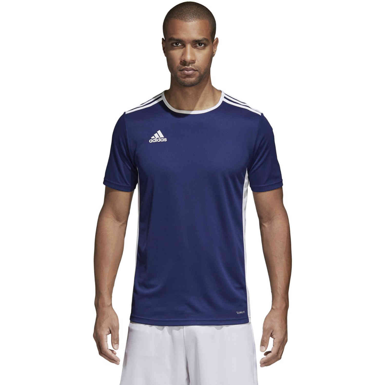 adidas Entrada 18 Jersey - Dark Blue - SoccerPro