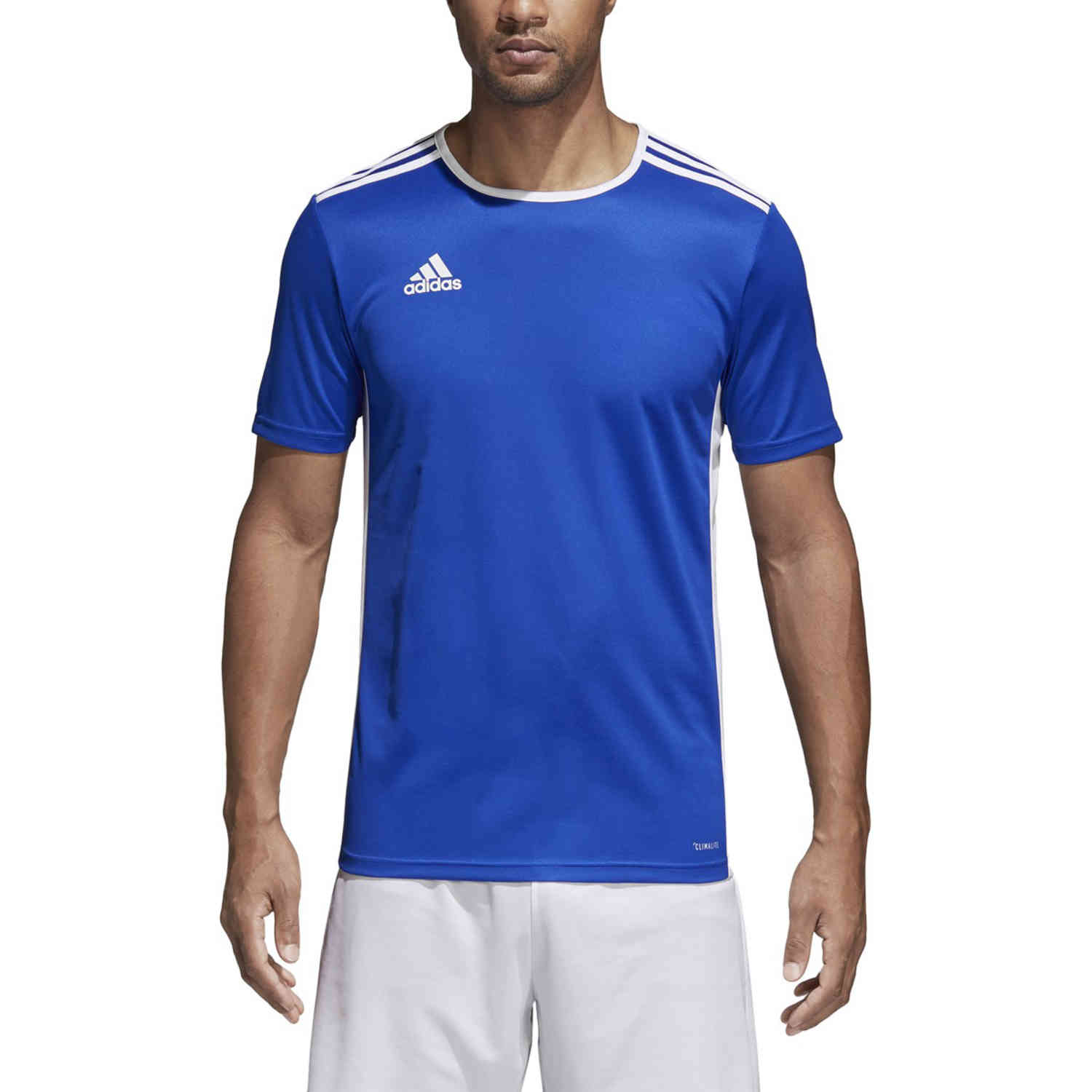 adidas Entrada 18 Jersey - Bold Blue - SoccerPro
