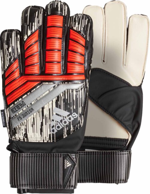 adidas Predator Fingersave Goalkeeper Gloves – Manuel Neuer – Youth – Solar Red/Black