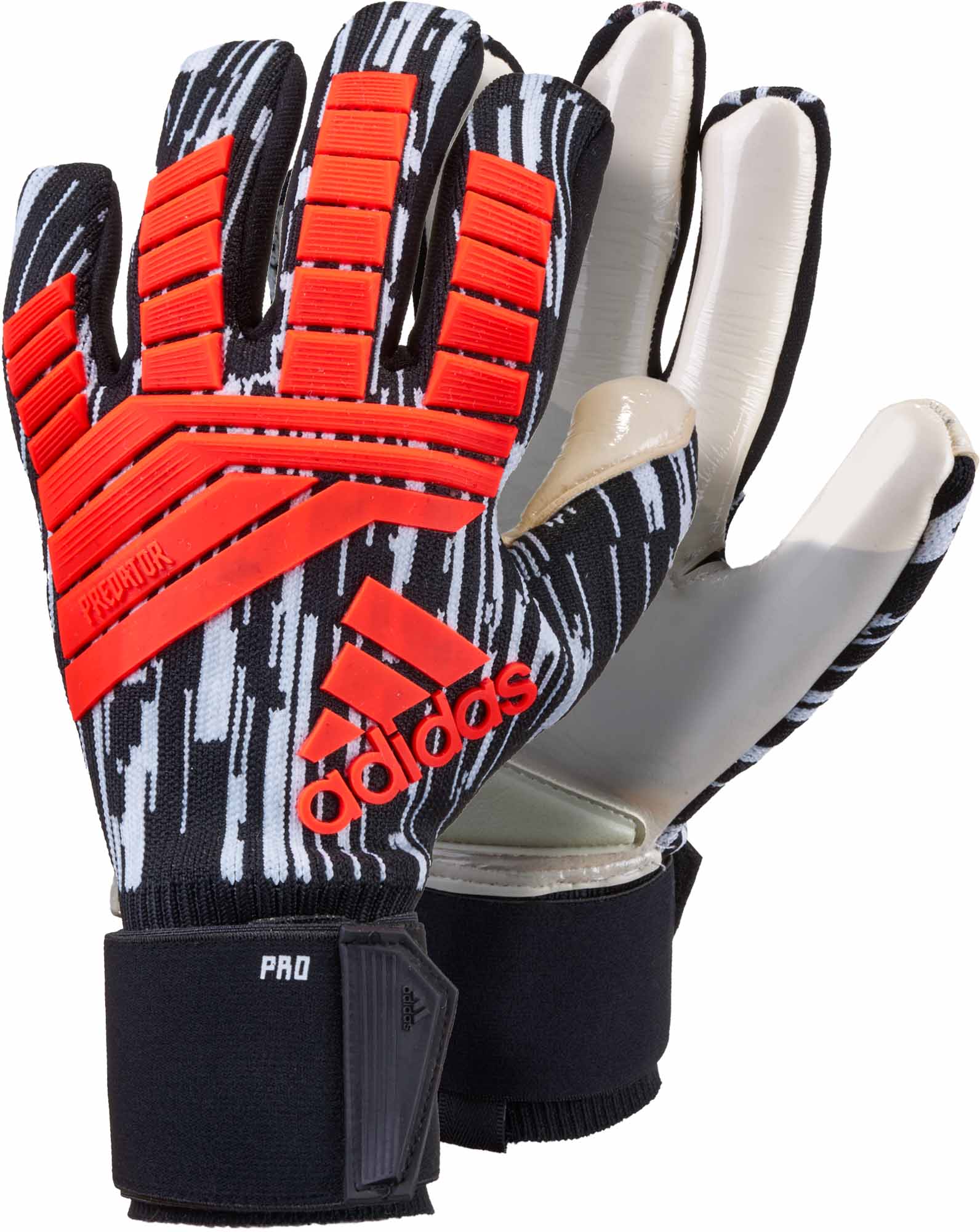 adidas Predator Pro Goalkeeper Gloves - Manuel Neuer - Solar Red/Black