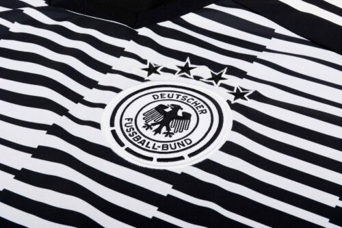 adidas Kids Germany Pre-match Jersey – White & Black