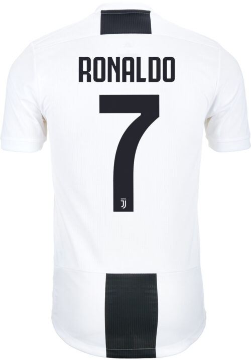 adidas Cristiano Ronaldo Juventus Home Authentic Jersey 2018-19