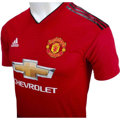 adidas Marcus Rashford Manchester United Home Authentic Jersey 2018-19