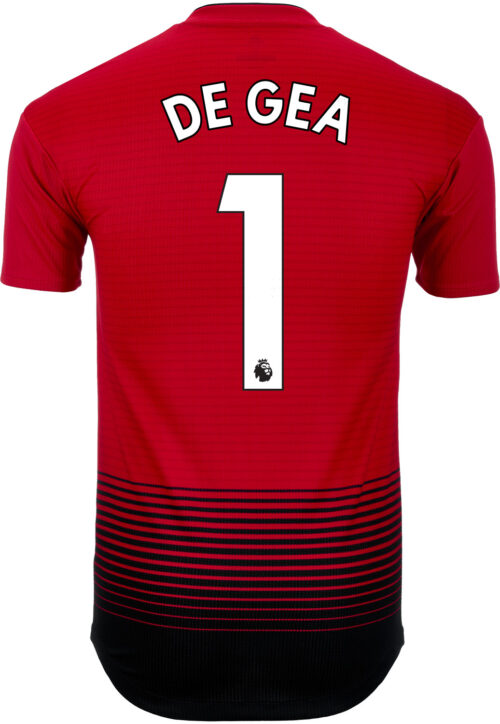 2018/19 adidas David De Gea Manchester United Home Authentic Jersey