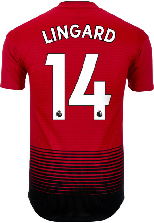 adidas Jesse Lingard Manchester United Home Authentic Jersey 2018-19