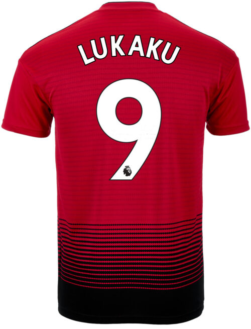adidas Romelu Lukaku Manchester United Home Jersey 2018-19