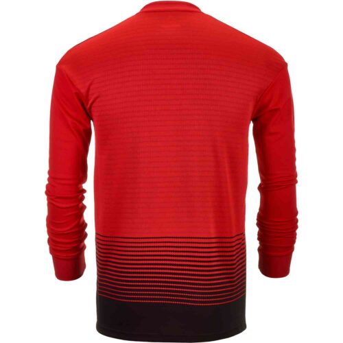adidas Manchester United Home L/S Jersey – Youth 2018-19