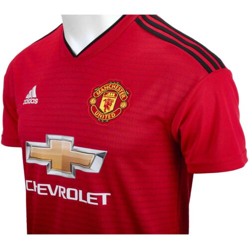 adidas Marcus Rashford Manchester United Home Jersey – Youth 2018-19