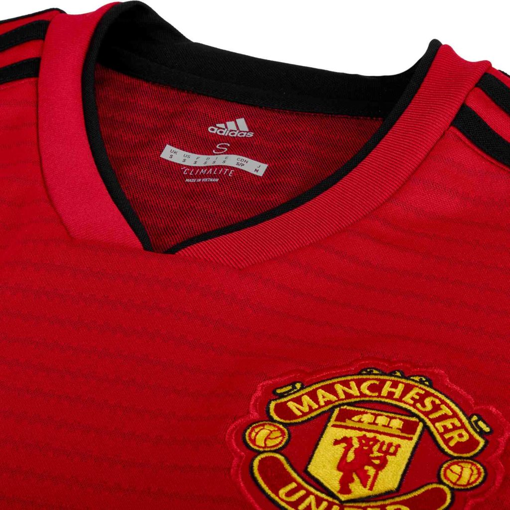 adidas Manchester United Home Jersey - Youth 2018-19 - SoccerPro