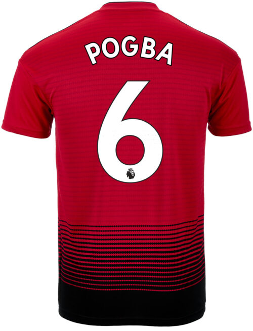 adidas Paul Pogba Manchester United Home Jersey – Youth 2018-19