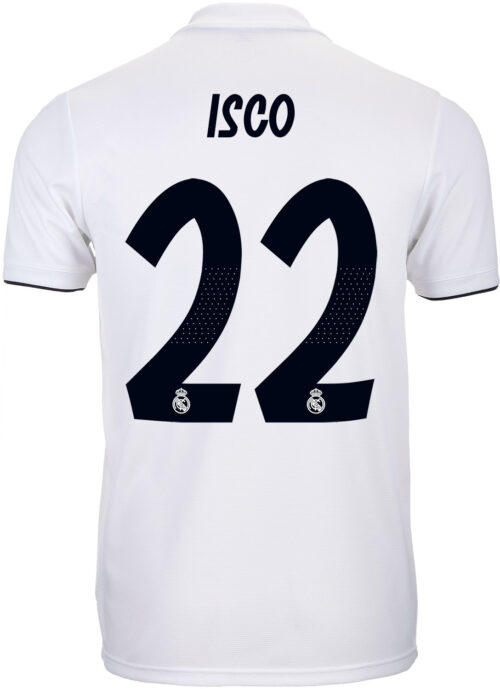 adidas Isco Real Madrid Home Jersey – Youth 2018-19