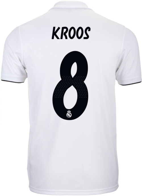 adidas Toni Kroos Real Madrid Home Jersey – Youth 2018-19