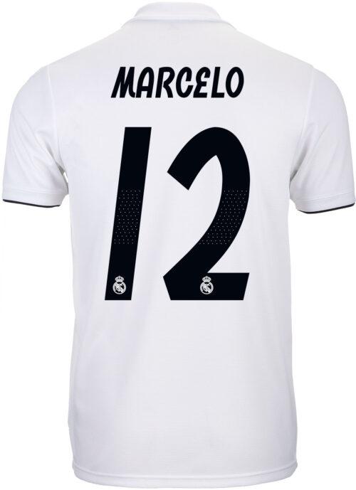 adidas Marcelo Real Madrid Home Jersey – Youth 2018-19