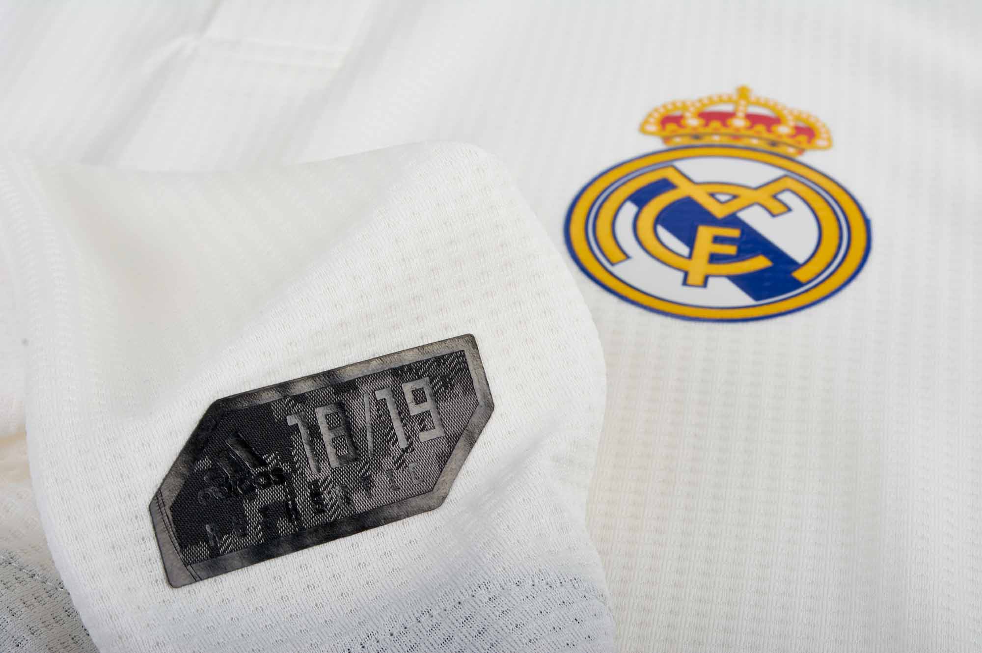 real madrid home authentic jersey