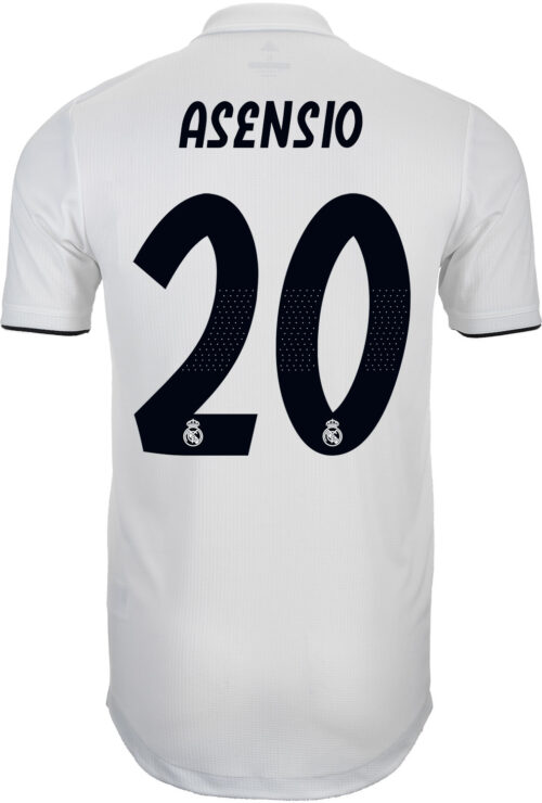 adidas Marco Asensio Real Madrid Home Authentic Jersey 2018-19