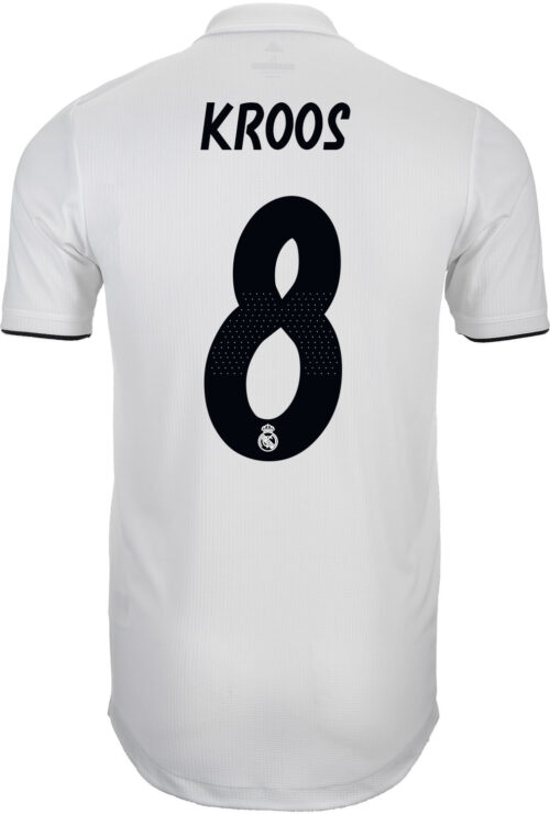 adidas Toni Kroos Real Madrid Home Authentic Jersey 2018-19