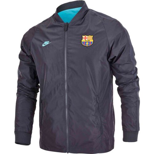 Nike Barcelona Reversible Jacket – Dark Smoke Grey/Cabana