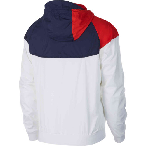 Nike PSG Woven Windrunner Jacket – White/Midnight Navy/University Red/White