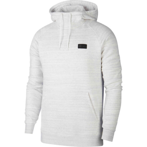 Nike PSG Pullover Fleece Hoodie – White/Wolf Grey/Midnight Navy