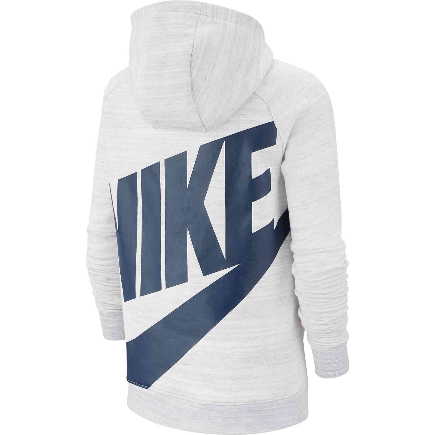 Kids Nike PSG Pullover Fleece Hoodie  White/Wolf Grey/Midnight Navy