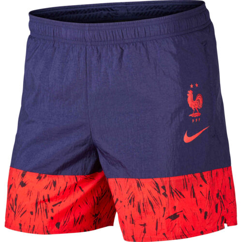 Nike France Woven Shorts – Blackened Blue & University Red