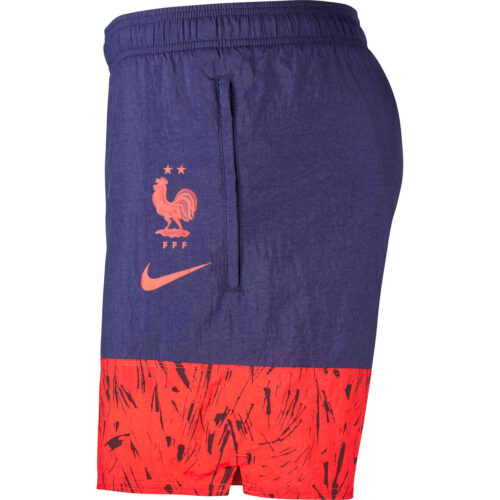 Nike France Woven Shorts – Blackened Blue & University Red