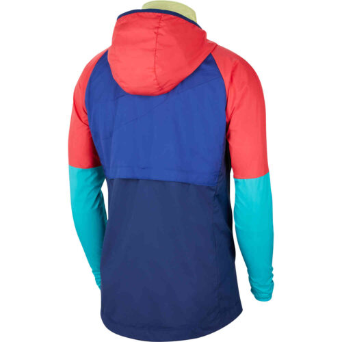 Nike Barcelona AWF LTE Graphic Jacket – Deep Royal Blue/Blue Void/Light Fusion Red/Oracle Aqua