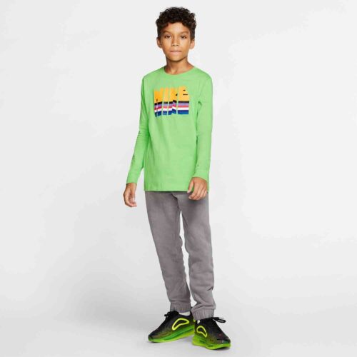 Kids Nike Babyteeth L/S Tee – Green Nebula