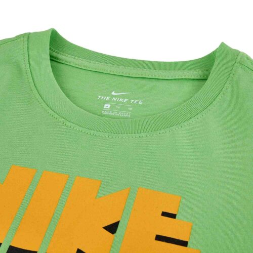 Kids Nike Babyteeth L/S Tee – Green Nebula