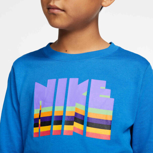 Kids Nike Babyteeth L/S Tee – Battle Blue