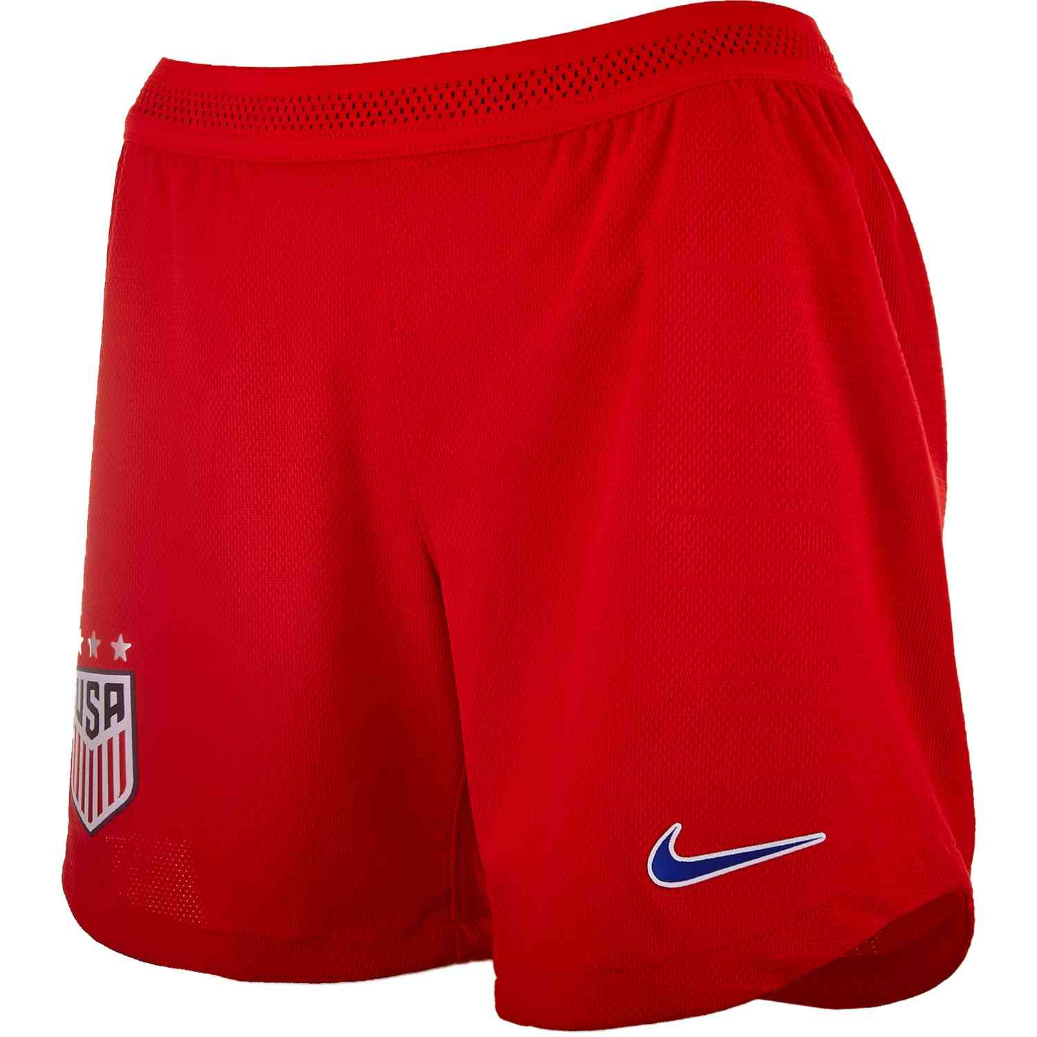 red and blue nike shorts