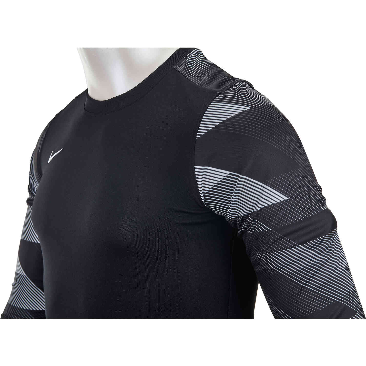 Nike Park IV Team Goalkeeper Jersey Black White with White SoccerPro