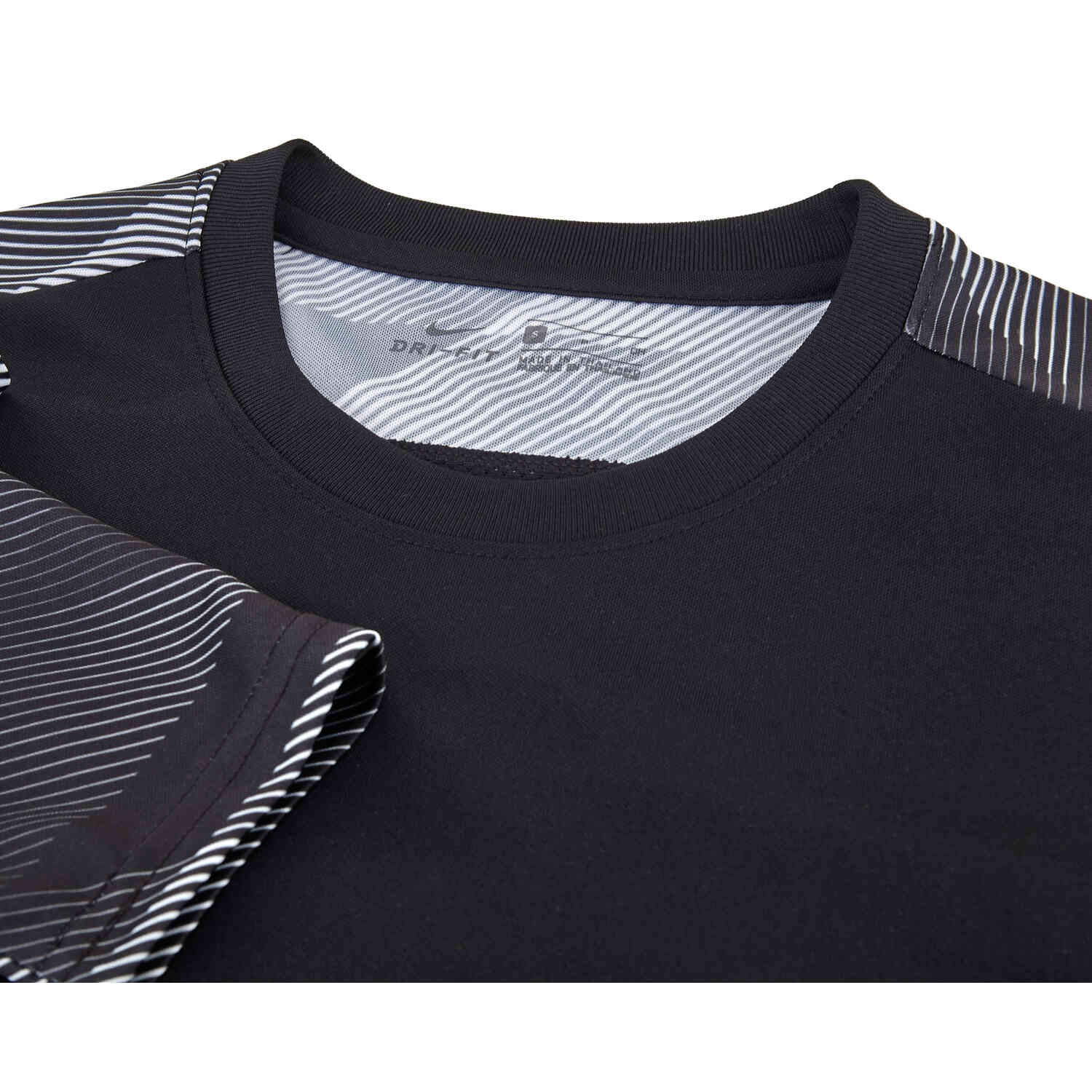 Nike Park IV Team Goalkeeper Jersey Black White with White SoccerPro