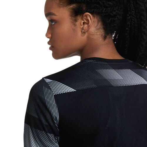 Womens Nike Park IV Team Goalkeeper Jersey – Black & White with White