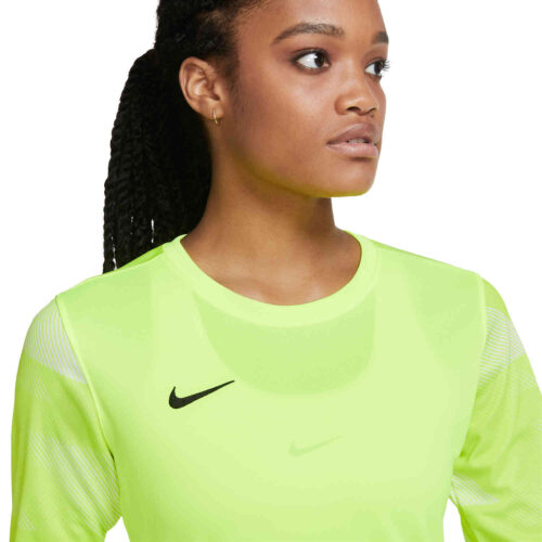 Womens Nike Park IV Team Goalkeeper Jersey – Volt & White with Black