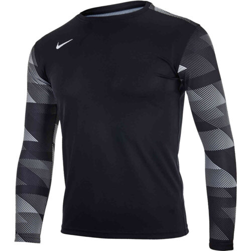 Kids Nike Park IV Team Goalkeeper Jersey – Black & White with White