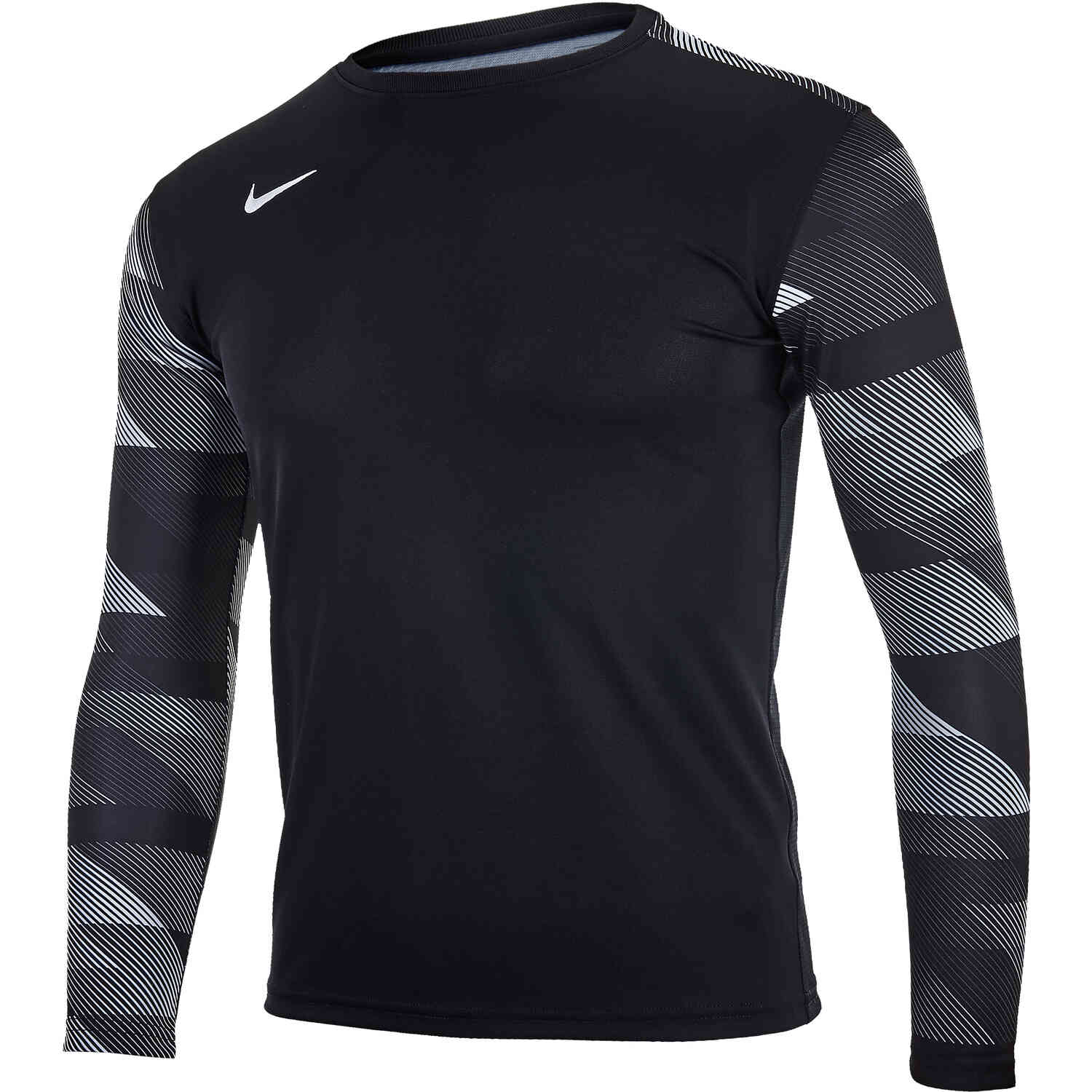 Kids Nike Park IV Team Goalkeeper Jersey - Black & White with White ...